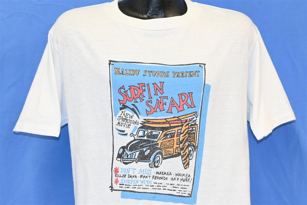 80s Malibu Studios Presents Surfin' Safari Surf t-shirt product image 1