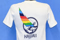 80s Hawaii Rainbow Sailboat Sailing Crazy Shirts t-shirt product image 1