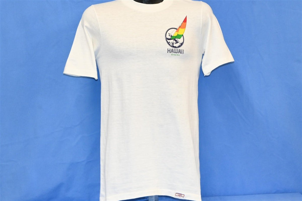 80s Hawaii Rainbow Sailboat Sailing Crazy Shirts t-shirt product image 3