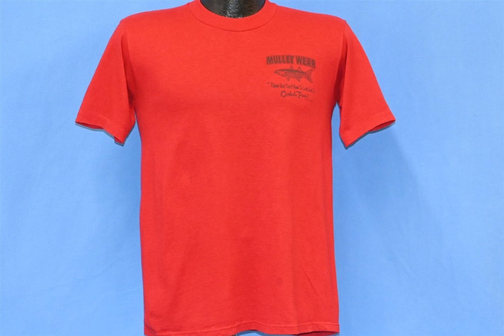 80s Mullet Wear Don't Look Good To Catch Fish t-shirt Small product image 3