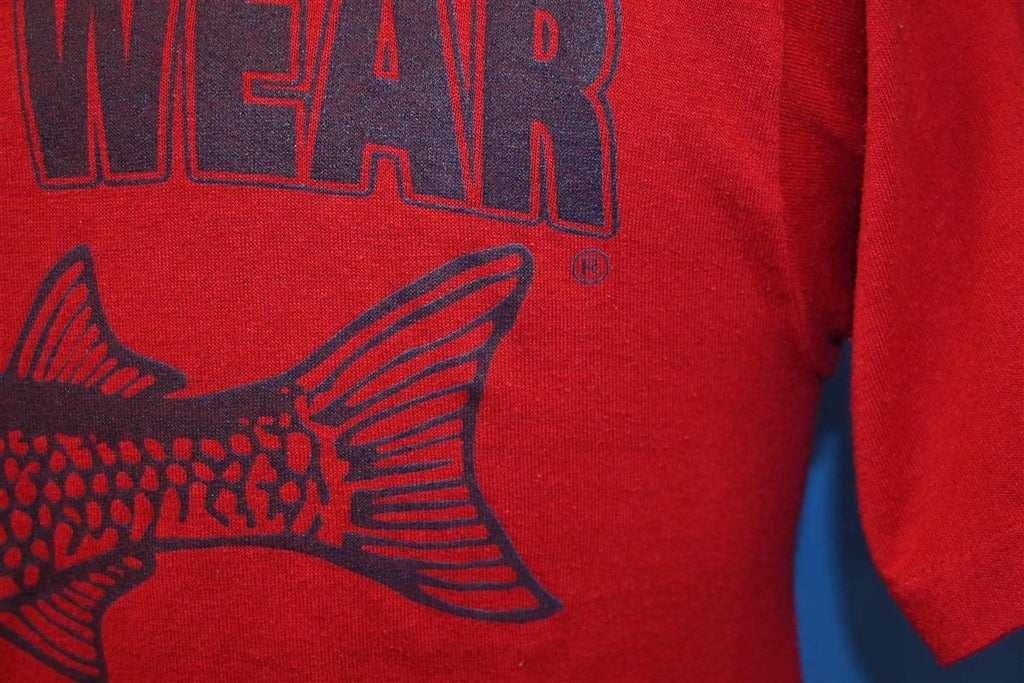 80s Mullet Wear Don't Look Good To Catch Fish t-shirt Small product image 4