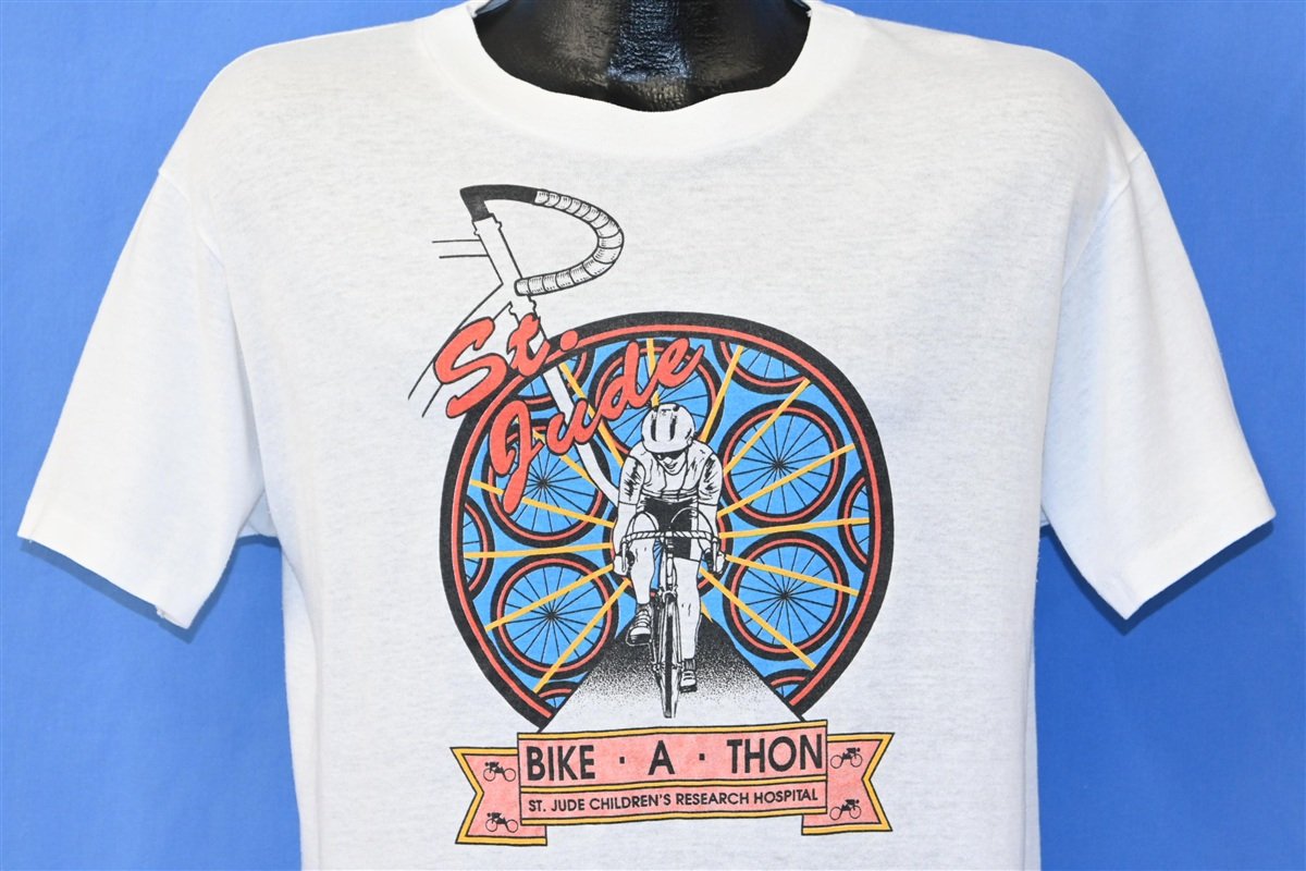 80s St Jude Bike-A-Thon Children's Hospital Biking t-shirt product image 1
