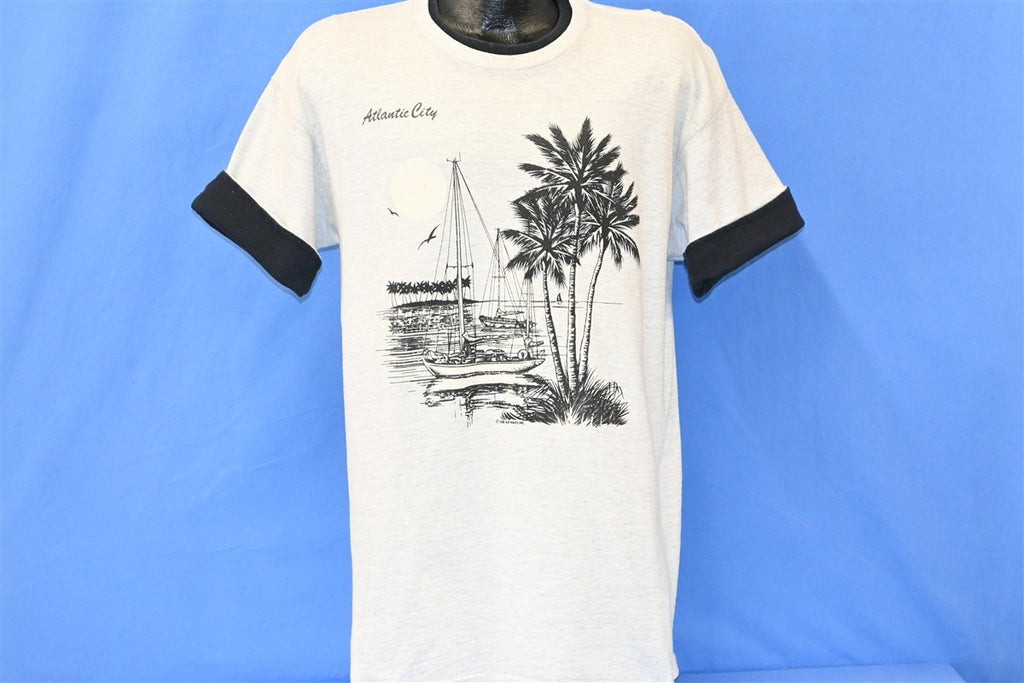90s Atlantic City Sailboat Roll Up Sleeves t-shirt Large product image 2