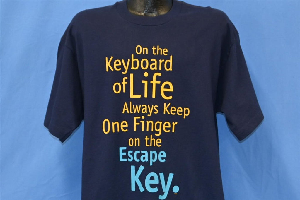 90s On the Keyboard of Life Keep One Finger t-shirt Extra product image 1