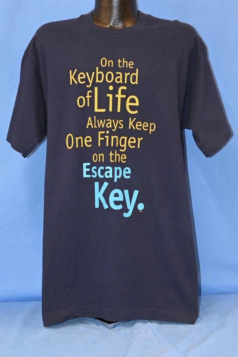90s On the Keyboard of Life Keep One Finger t-shirt Extra product image 2