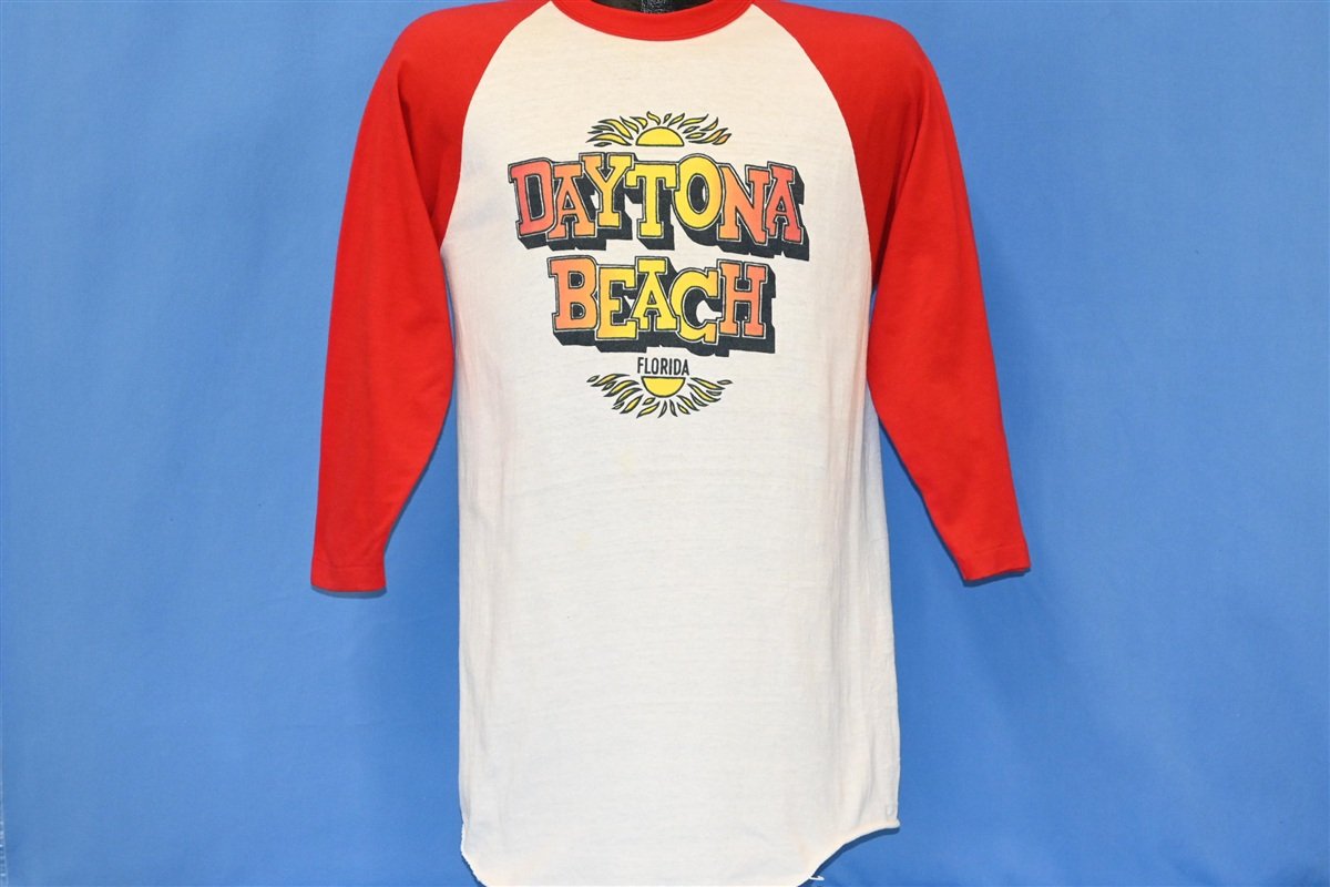 80s Daytona Beach Florida Sunset Raglan t-shirt Medium product image 2