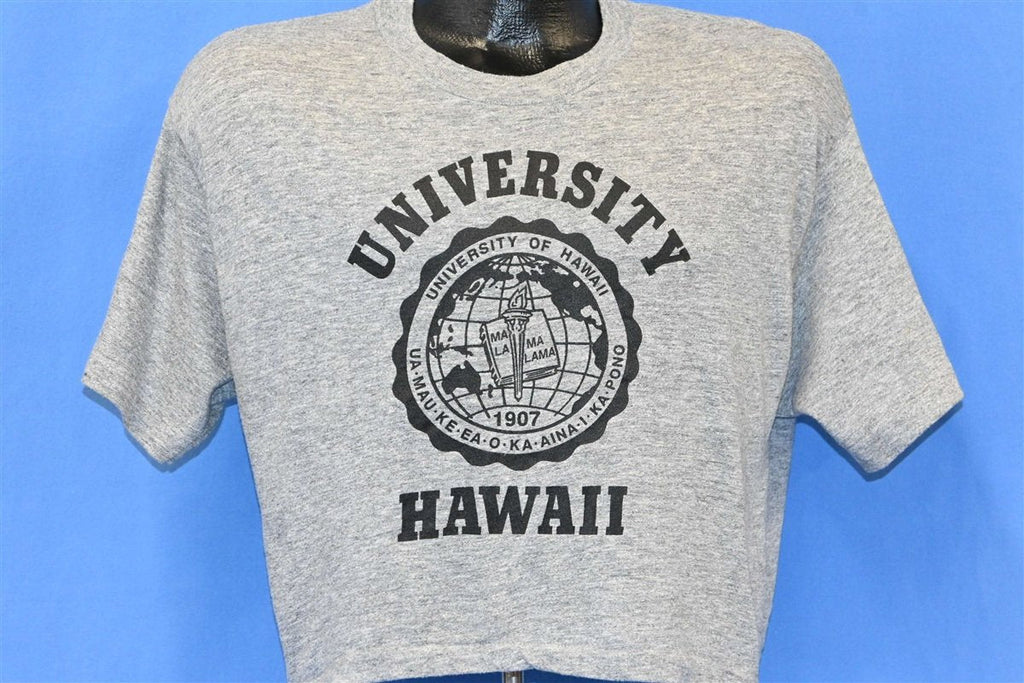 80s University of Hawaii Rayon Tri Blend Half t-shirt Large product image 1