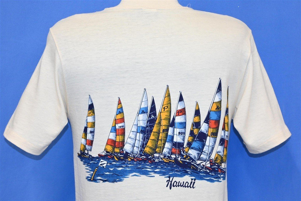 70s Hawaii Sailboat Sailing Crazy Shirts t-shirt Medium product image 3