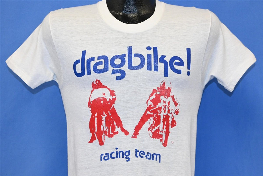 80s Dragbike! Racing Team Double Sided White t-shirt Small product image 1