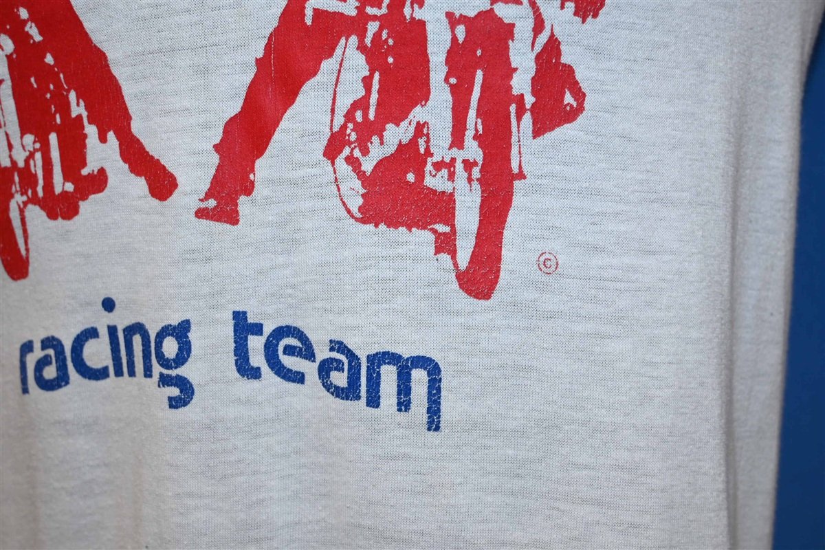 80s Dragbike! Racing Team Double Sided White t-shirt Small product image 4