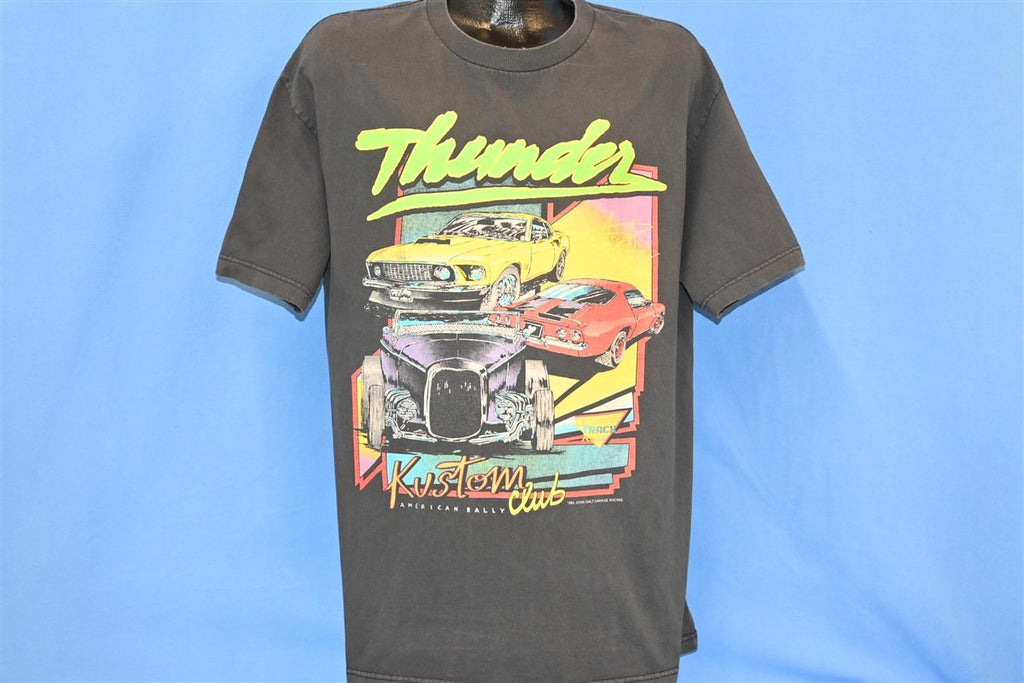 80s Thunder Kustom Club Classic Cars Hot Rod t-shirt Extra product image 2