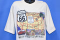 90s Historical Route 66 Main Street America t-shirt Extra product image 1