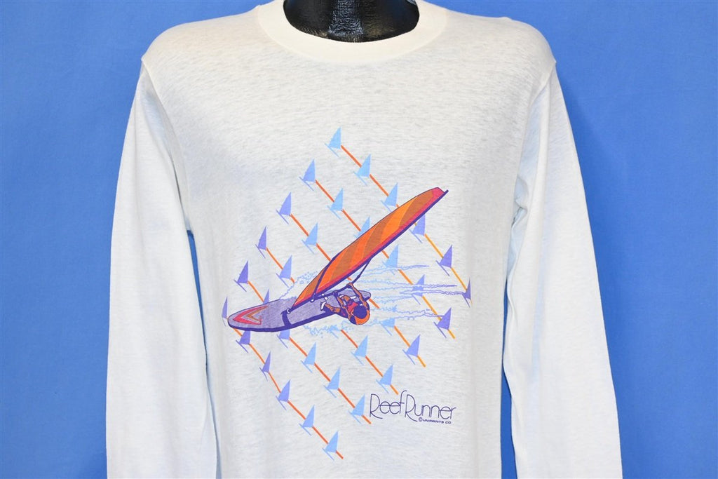 80s Reef Runner Windsurfing White Surf t-shirt Medium product image 1