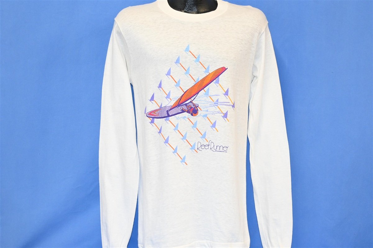 80s Reef Runner Windsurfing White Surf t-shirt Medium product image 2