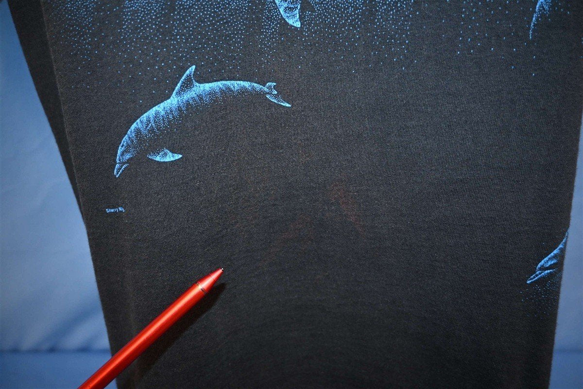 80s Dolphins Florida Underwater Marine Life t-shirt Extra product image 3