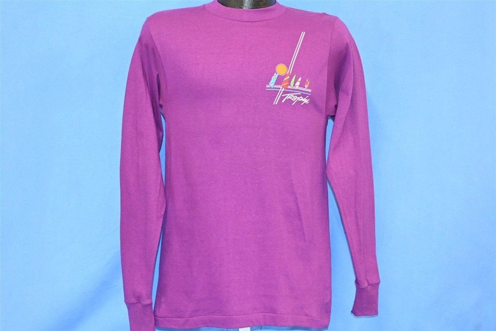 80s Tropix Windsurfing Striped Surf Long Sleeve t-shirt product image 2
