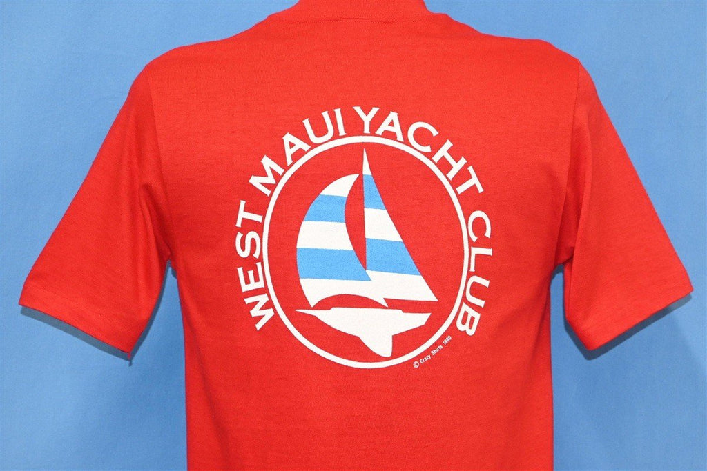 80s West Maui Yacht Club Crazy Shirts Hawaii t-shirt Medium product image 1