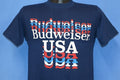 80s Budweiser Beer USA Red White Blue Bud t-shirt Small product image 1