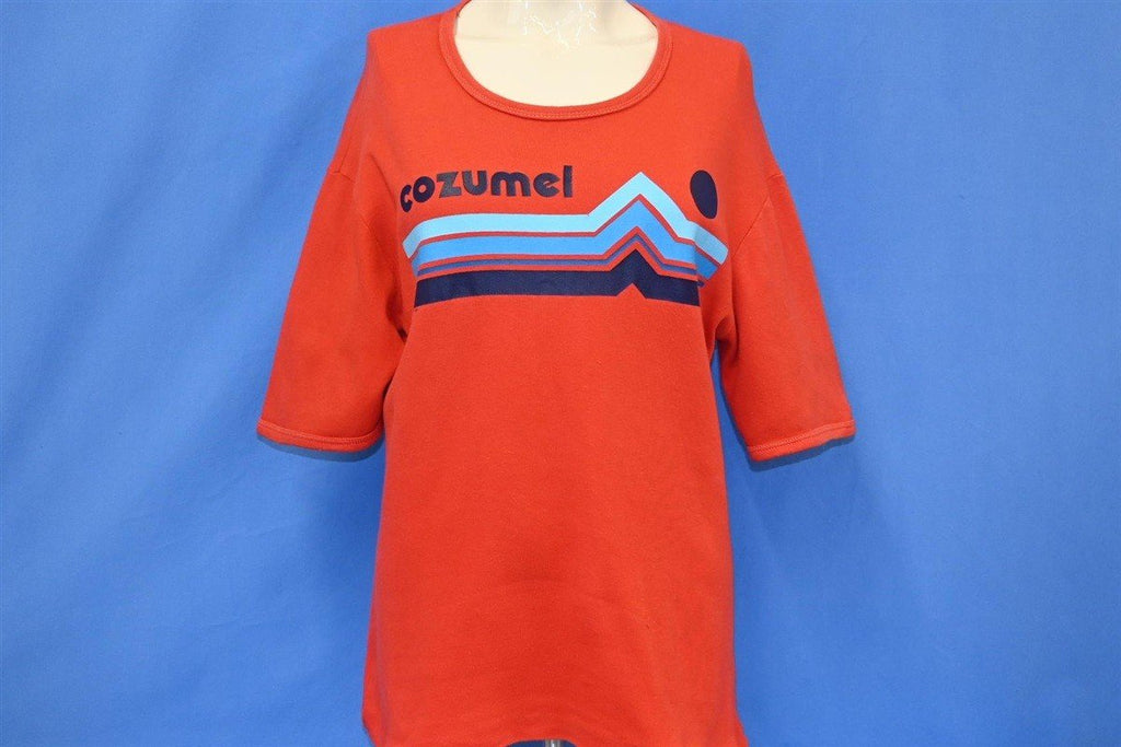 80s Cozumel Mexico Stripe Mountain Sunset t-shirt Women's product image 2