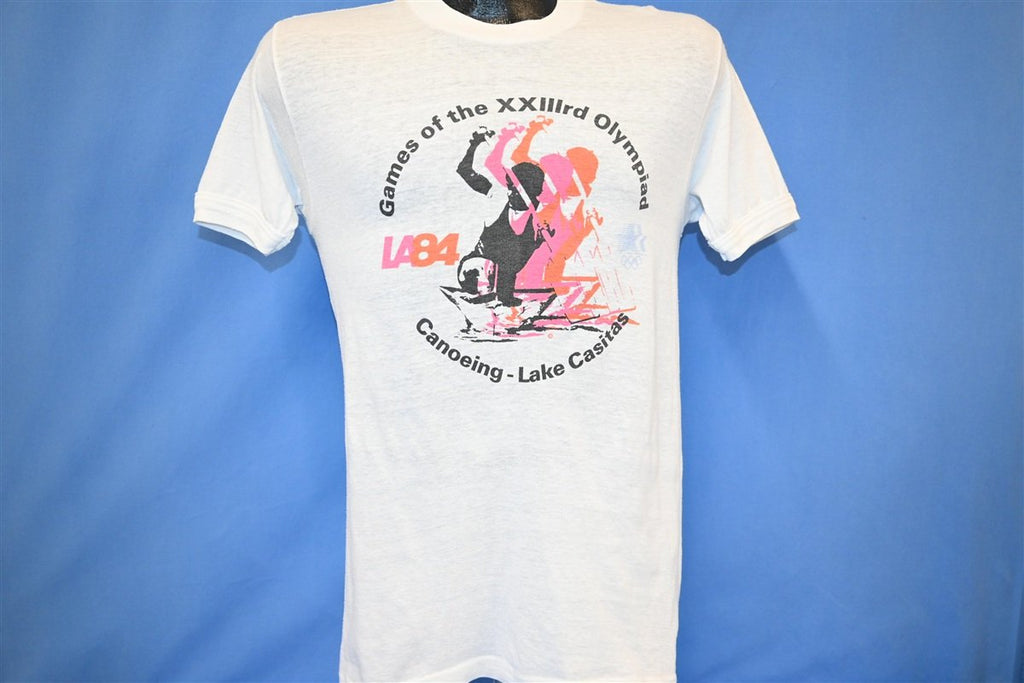 80s Los Angeles Olympic Games LA84 Canoeing t-shirt Small product image 2