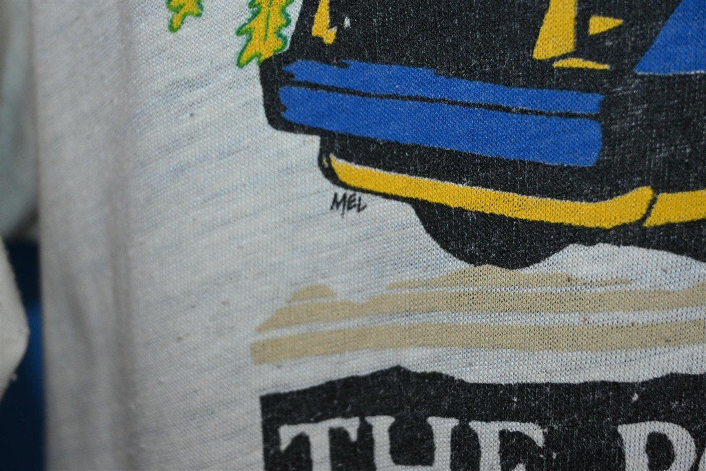 80s Poly Tees I Survived Road To Hana Hawaii t-shirt Extra product image 4