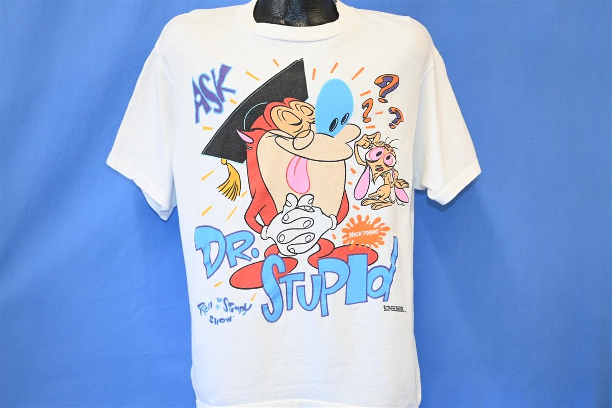 90s Ren & Stimpy Ask Dr. Stupid Nickelodeon t-shirt Extra product image 2