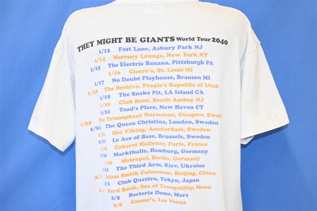 90s They Might be Giants World Tour 2040 t-shirt Extra Large product image 3