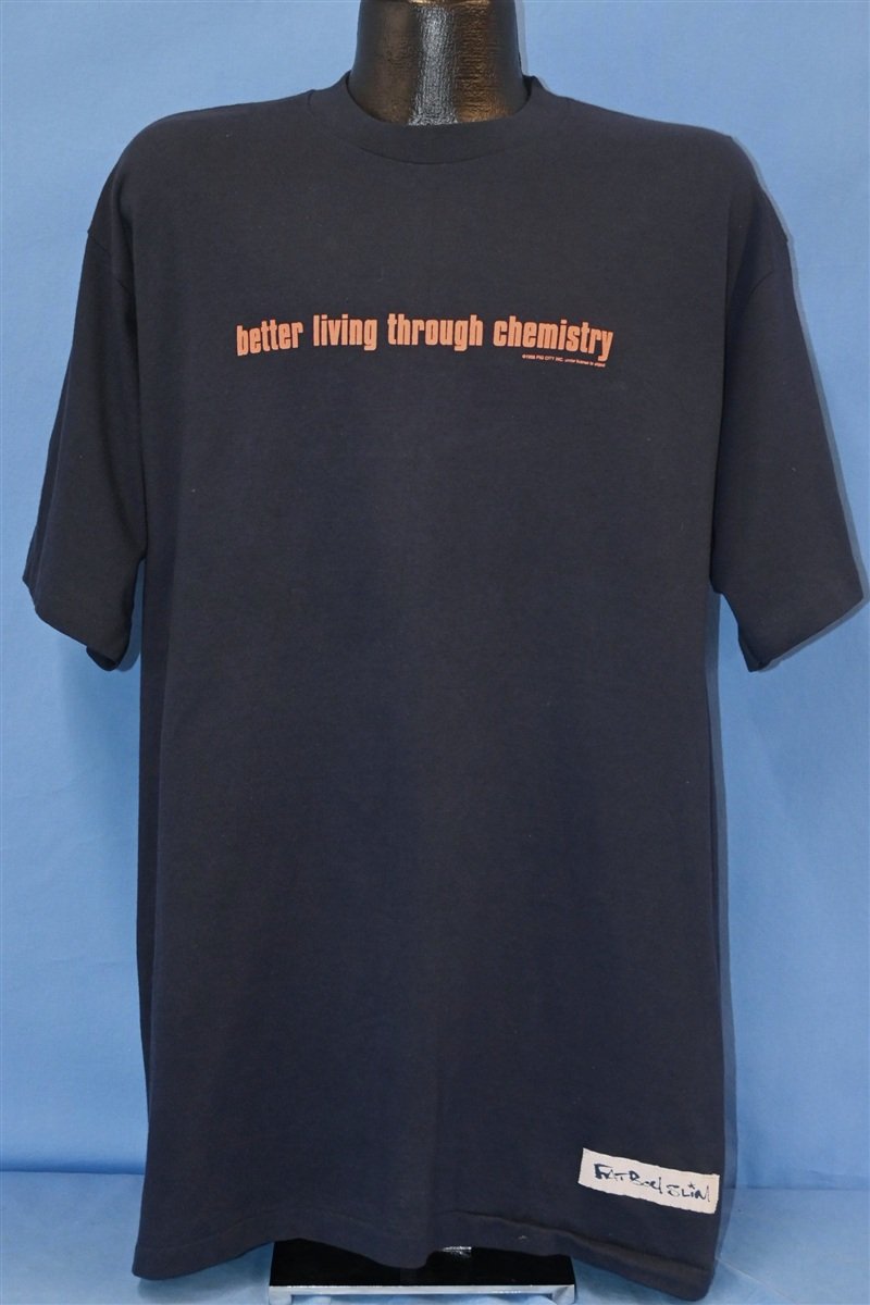 90s Fatboy Slim Living Through Chemistry t-shirt Extra Large product image 2
