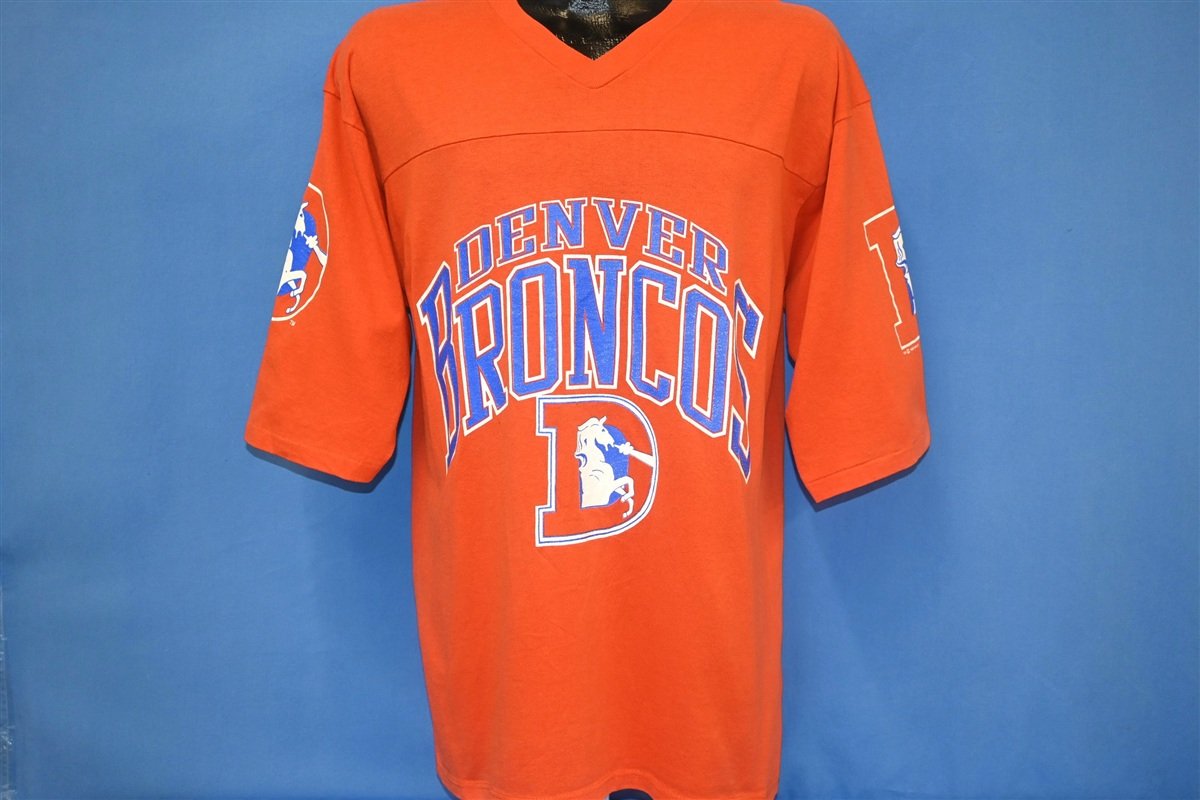 90s Denver Broncos NFL Football V-Neck Jersey t-shirt Large product image 2