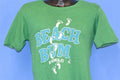 70s Hawaii Beach Bum Poly Tees Foot Print t-shirt Small product image 1