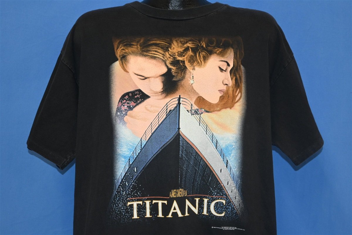 90s Titanic James Cameron Movie Jack Rose t-shirt Extra product image 1