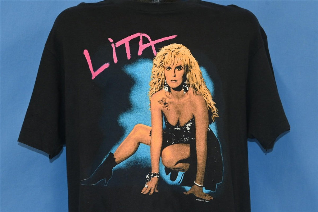 80s Lita Ford 1988 Album Kiss Me Deadly t-shirt Extra Large product image 1