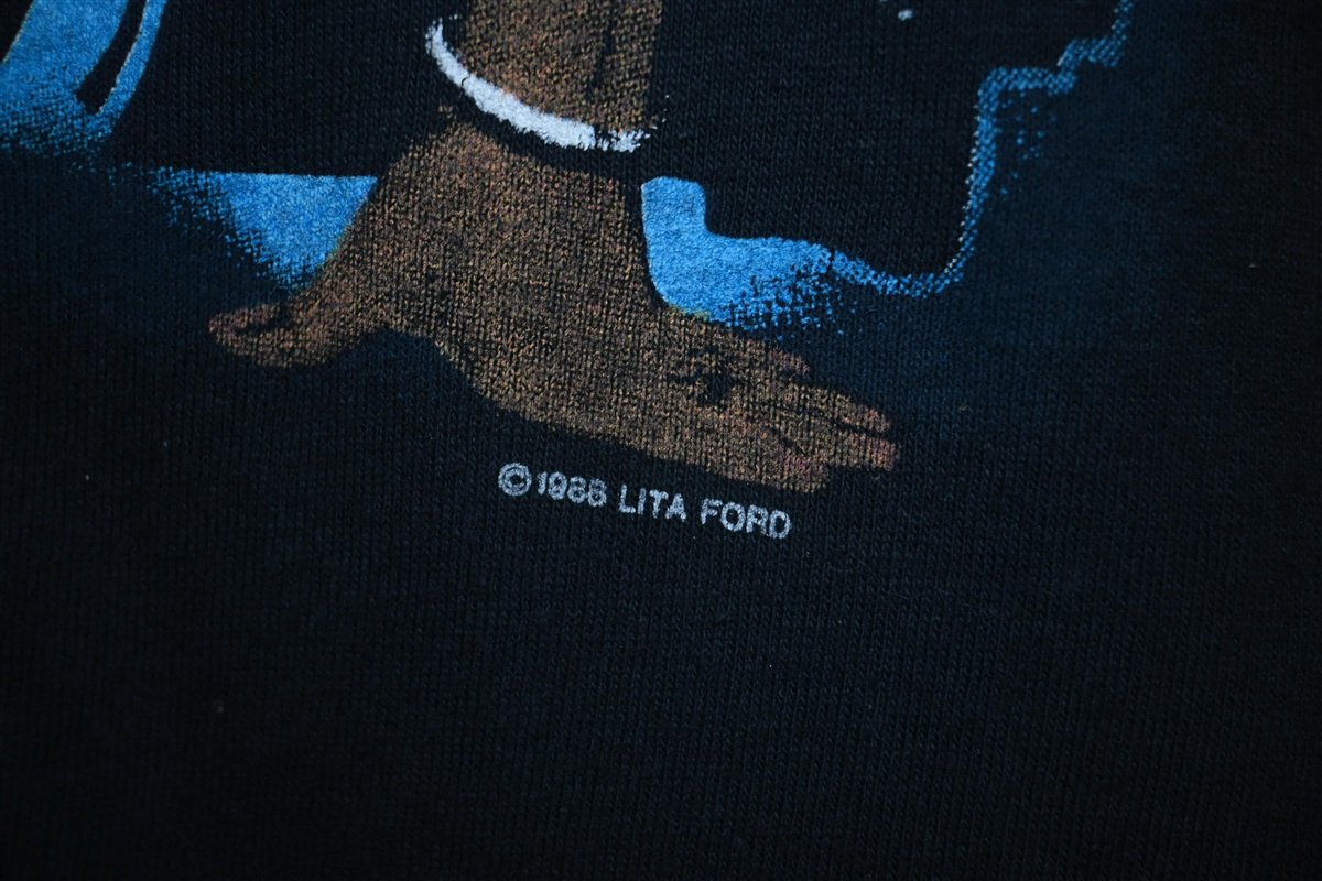 80s Lita Ford 1988 Album Kiss Me Deadly t-shirt Extra Large product image 3