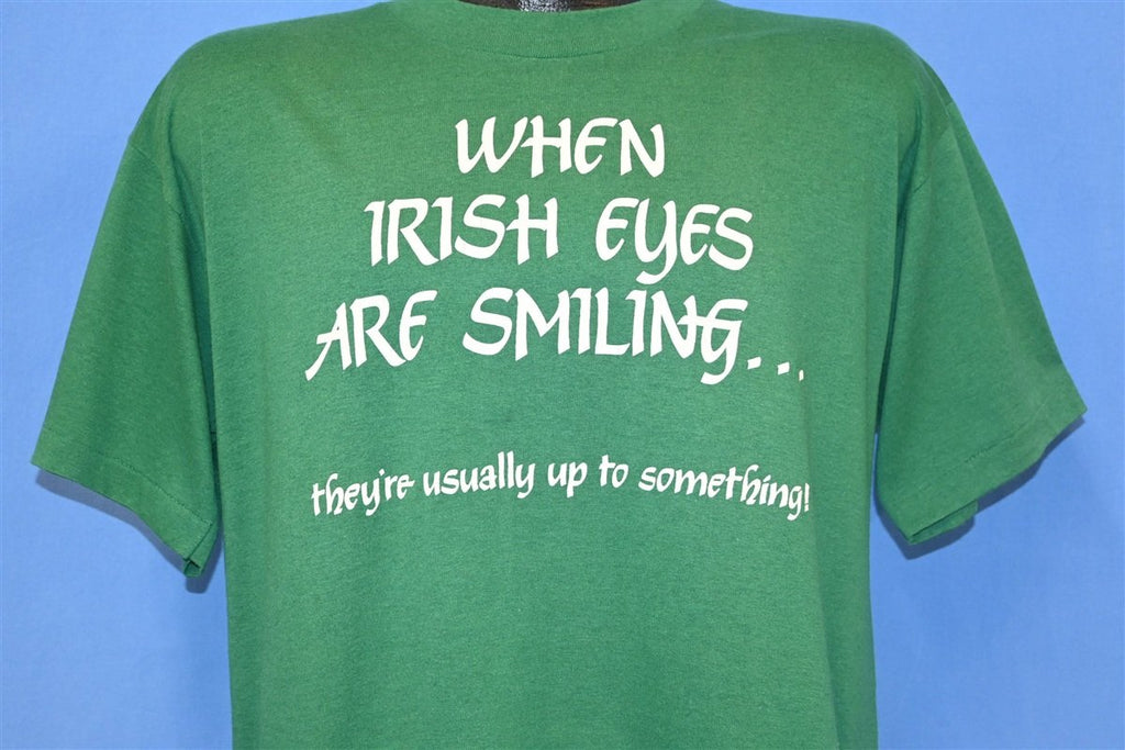 80s When Irish Eyes Are Smiling Up to Something t-shirt product image 1