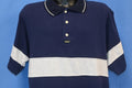 90s Blind Skateboards Navy Blue Striped Polo Shirt Small product image 1