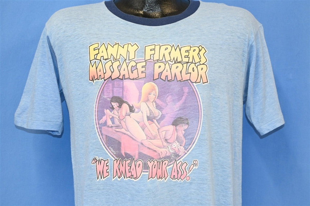 70s Fanny Firmer Massage Parlor Funny Iron On t-shirt Medium product image 1