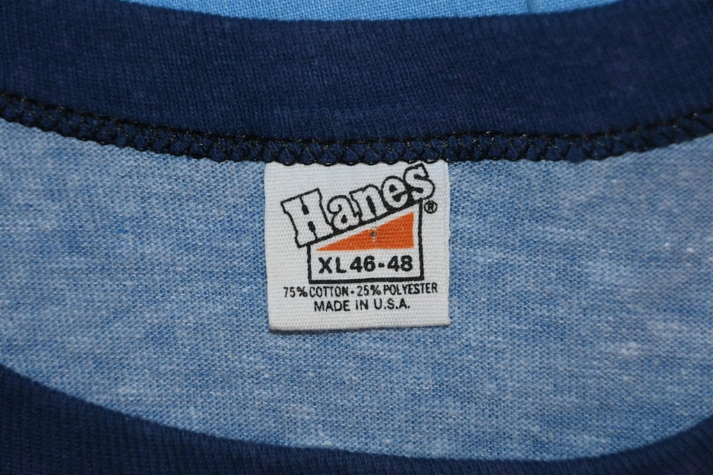 70s Love a Teacher Blue Heathered Ringer t-shirt Large product image 3
