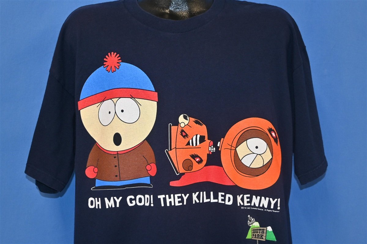90s South Park Oh My God They Killed Kenny t-shirt Extra product image 1