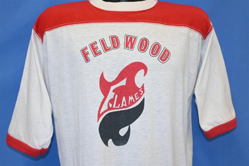 80s Feldwood Flames Georgia High School #43 t-shirt Large product image 1