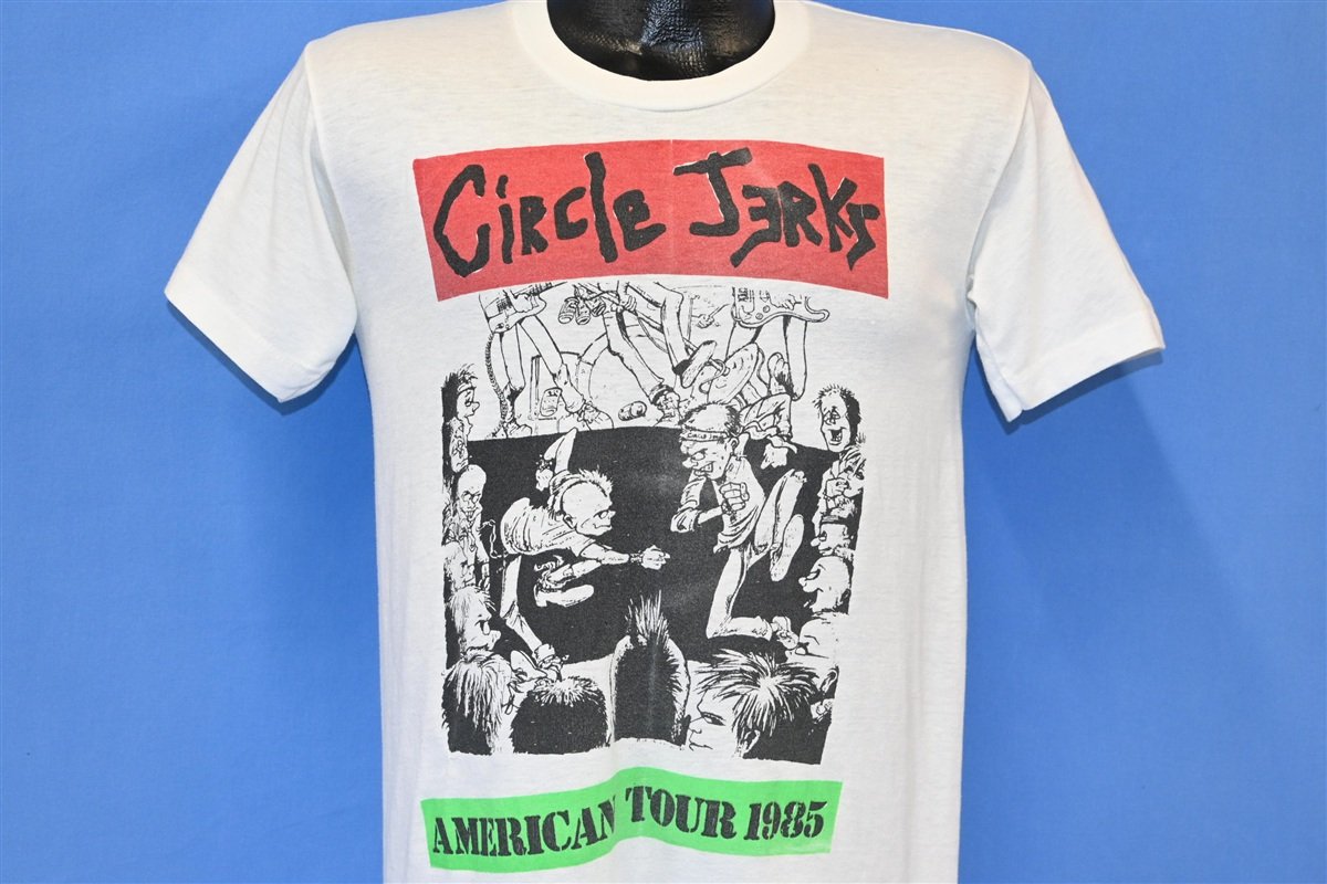 80s Circle Jerks American Tour 1985 Punk Band t-shirt Small product image 1