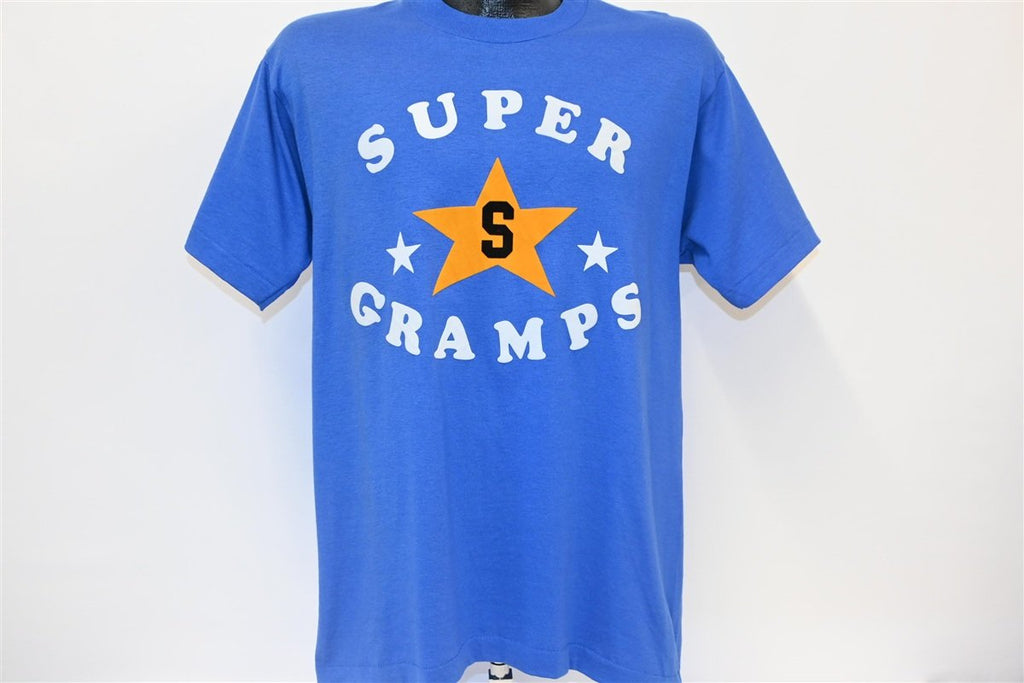 90s Super Gramps Star Grandpa Flocked Letters t-shirt Large product image 2