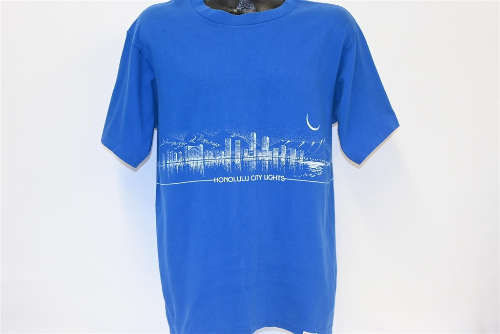 80s Honolulu City Lights Cityscape Crazy Shirts t-shirt product image 2
