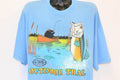 80s Outdoor Trail Bass Fishing Angler Blue t-shirt XXL product image 1