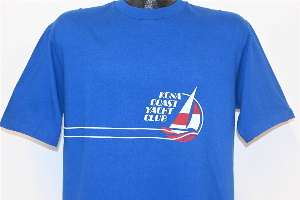 80s Kona Coast Yacht Club Sailboat Crazy Shirts t-shirt product image 1