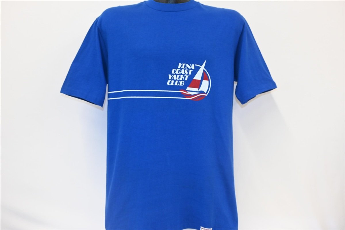 80s Kona Coast Yacht Club Sailboat Crazy Shirts t-shirt product image 2