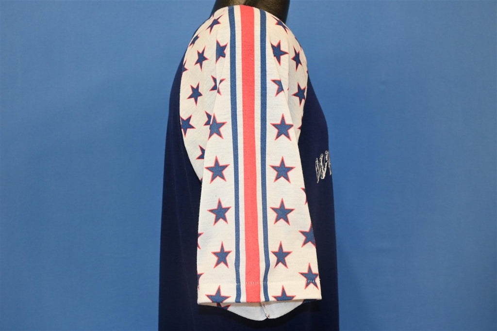 70s White Oak Stars & Stripes Blue Raglan t-shirt Large product image 3
