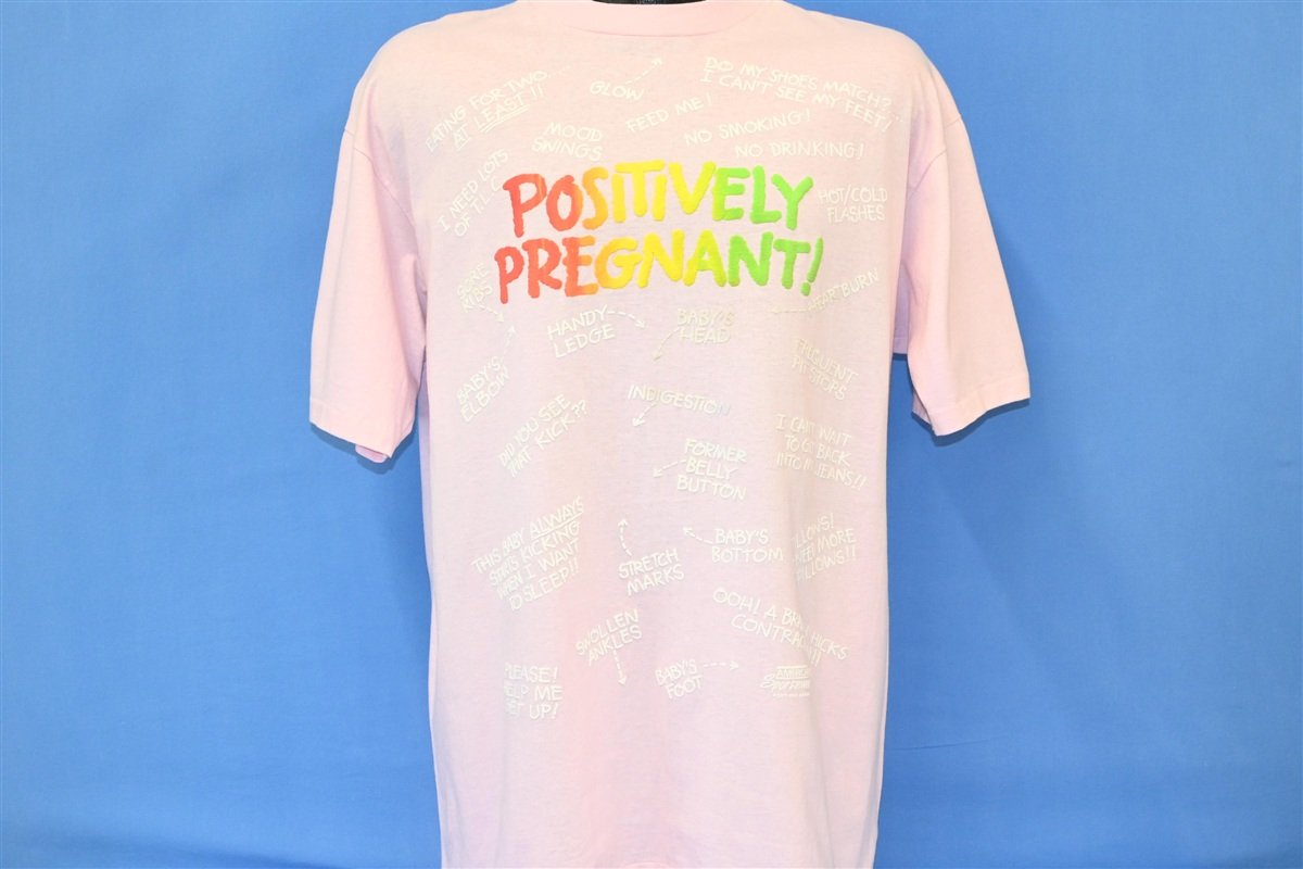 80s Positively Pregnant! Puffy Paint Baby t-shirt Extra product image 2