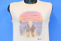 80s Mystic Sunset Beach Horseback Ride Sleeveless t-shirt product image 1