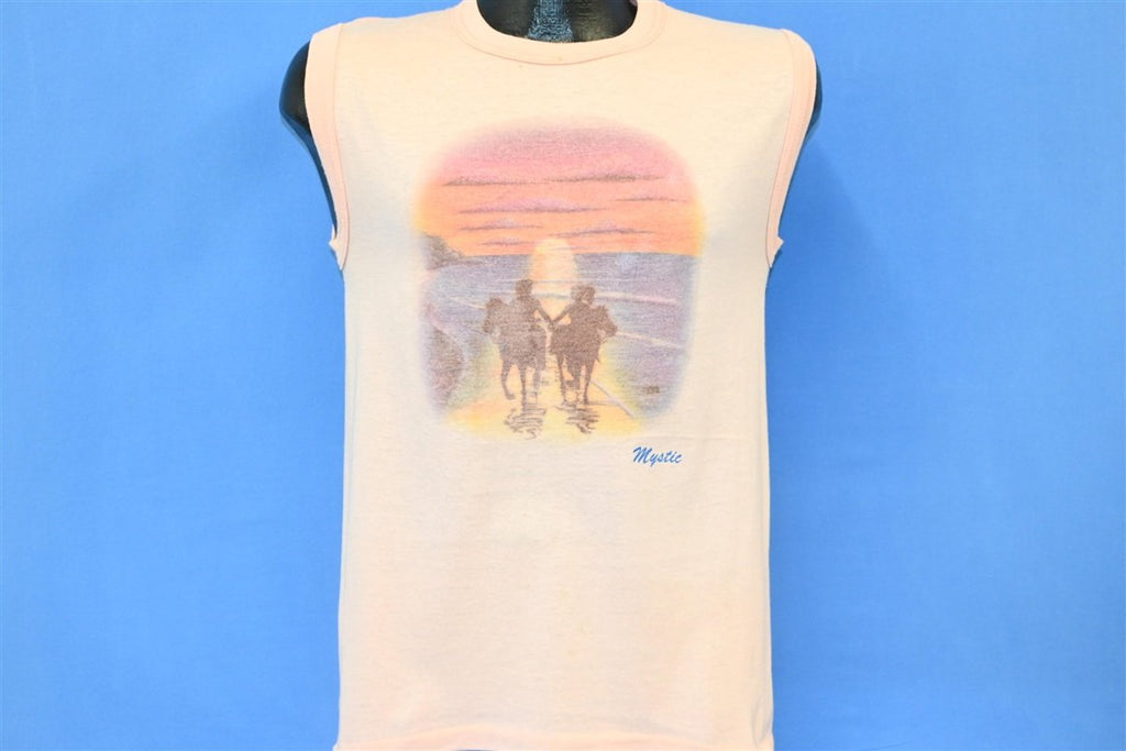 80s Mystic Sunset Beach Horseback Ride Sleeveless t-shirt product image 2