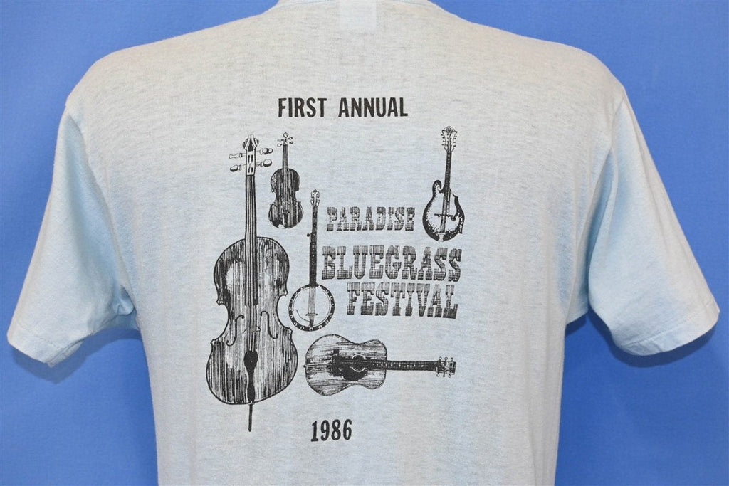 80s First Annual Paradise Bluegrass Festival 1986 t-shirt product image 1
